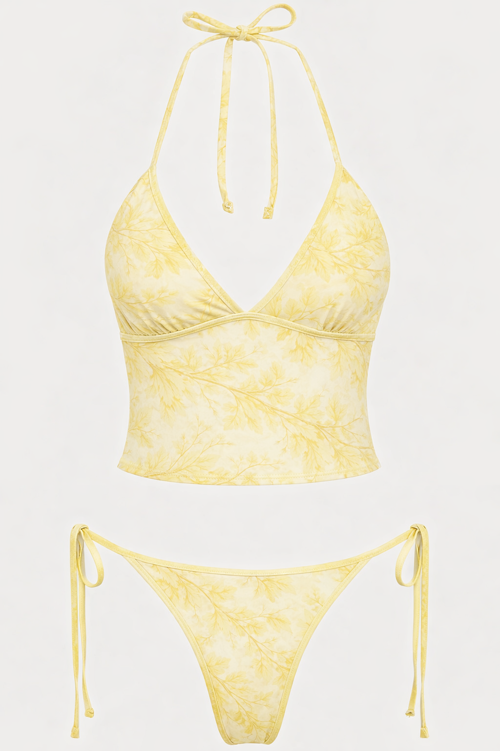 Tankini Butter yellow camo