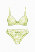 light green two piece bikini